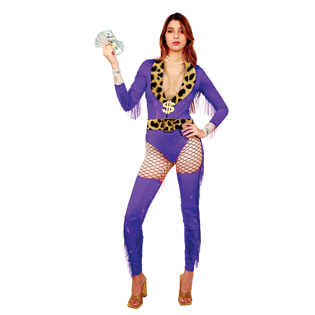 RICH GIRL IN PURPLE