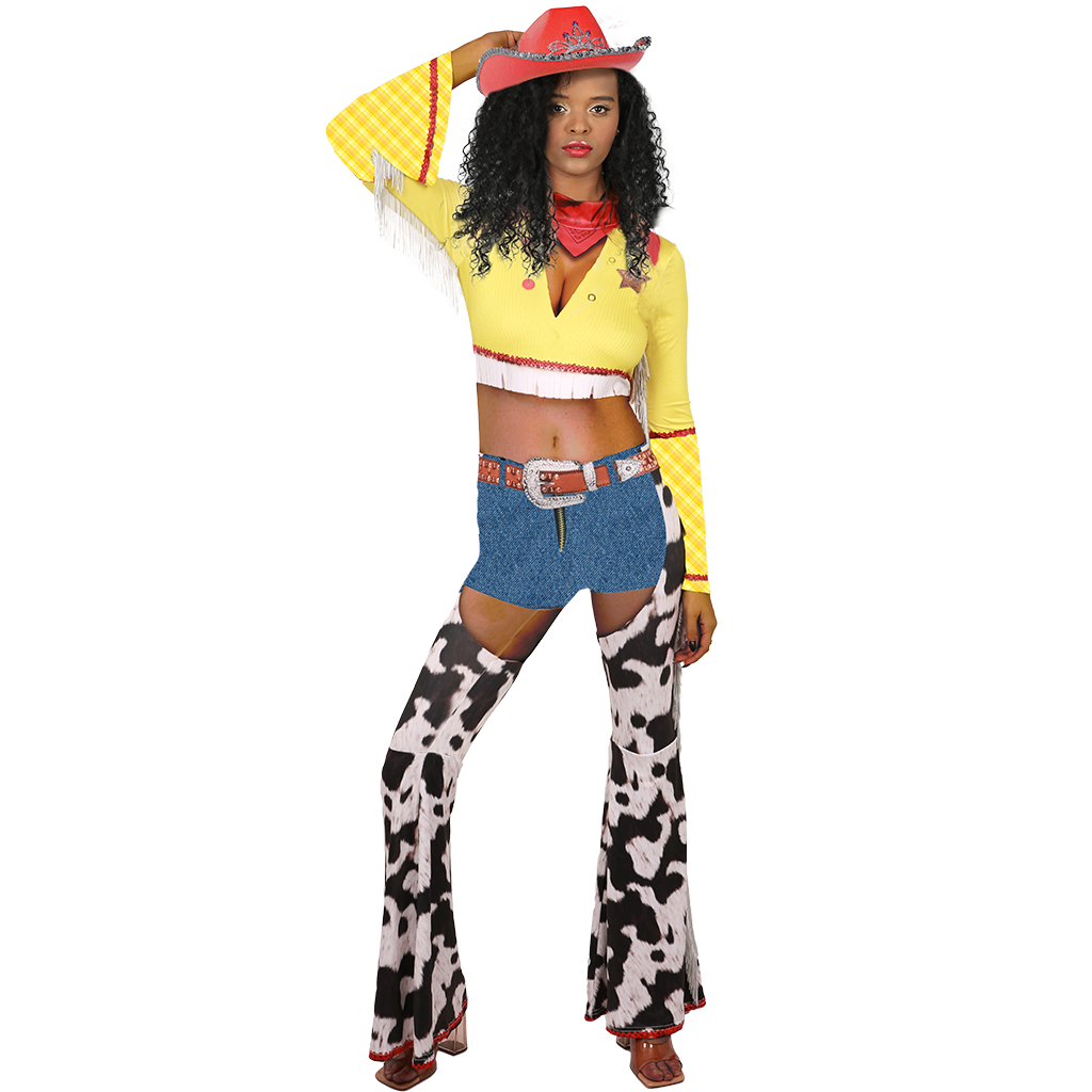 EBONY FLARE COWGIRL Saddle Up in Style