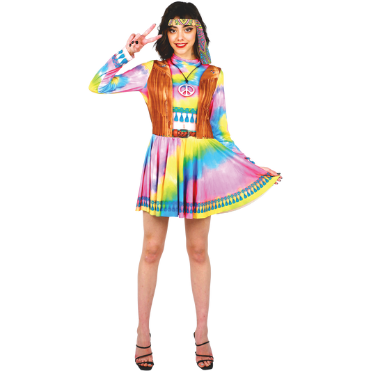 HIPPIE RAINBOW ADULT WOMAN