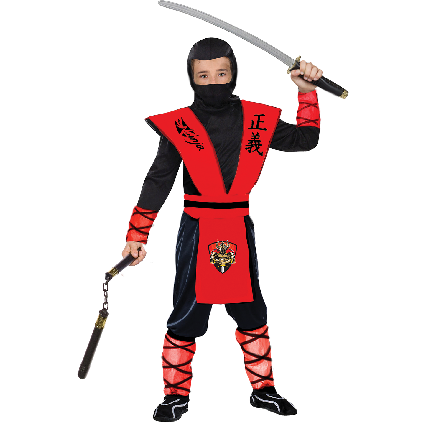 RED NINJA KIDS BOY