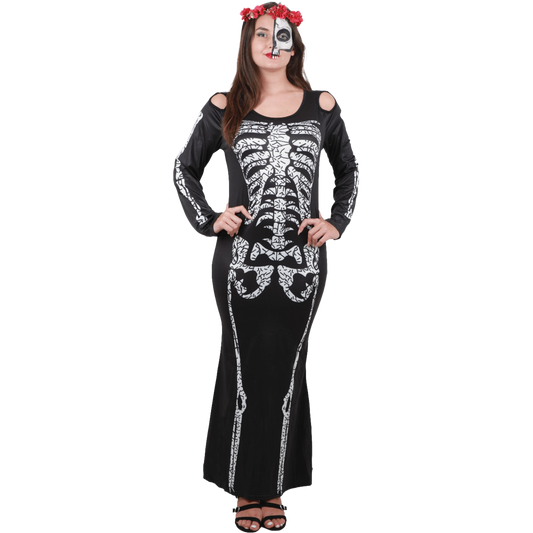 SKELETON GLAM ADULT WOMAN