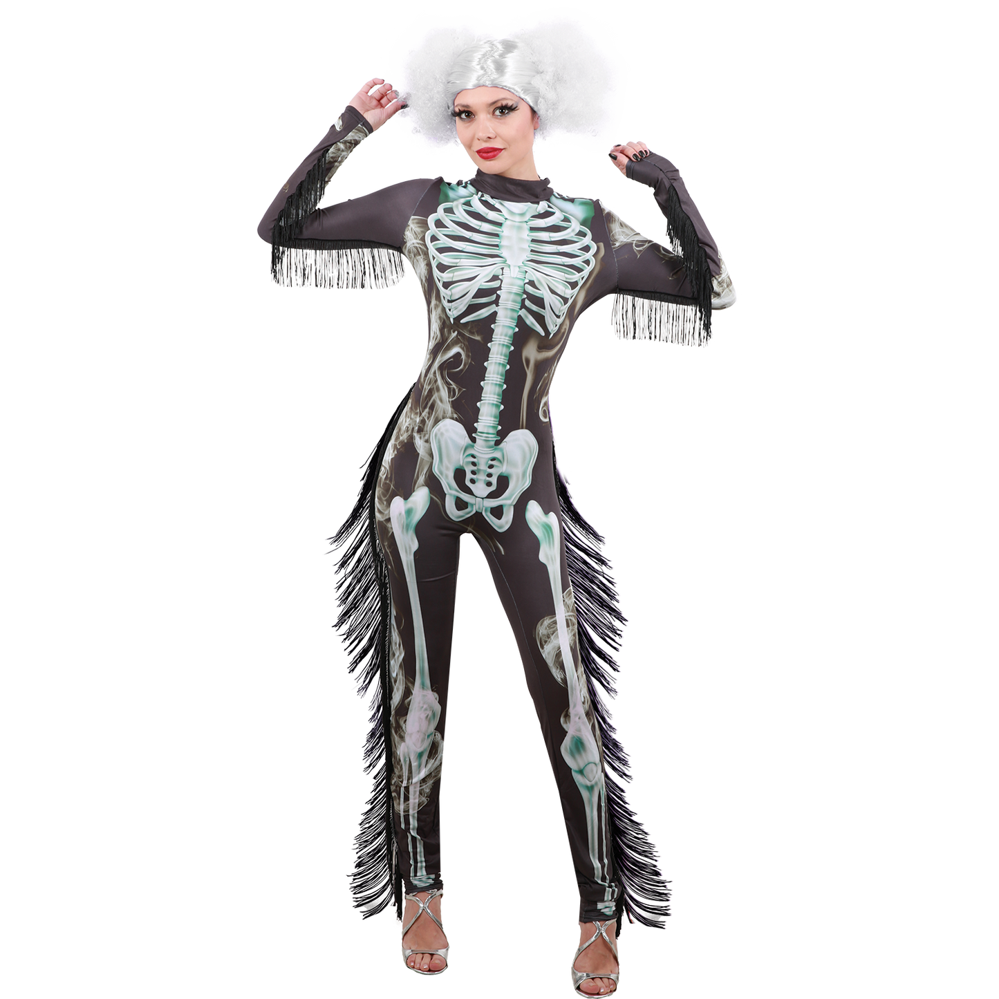 FRINGED SKELETON QUEEN ADULT WOMAN