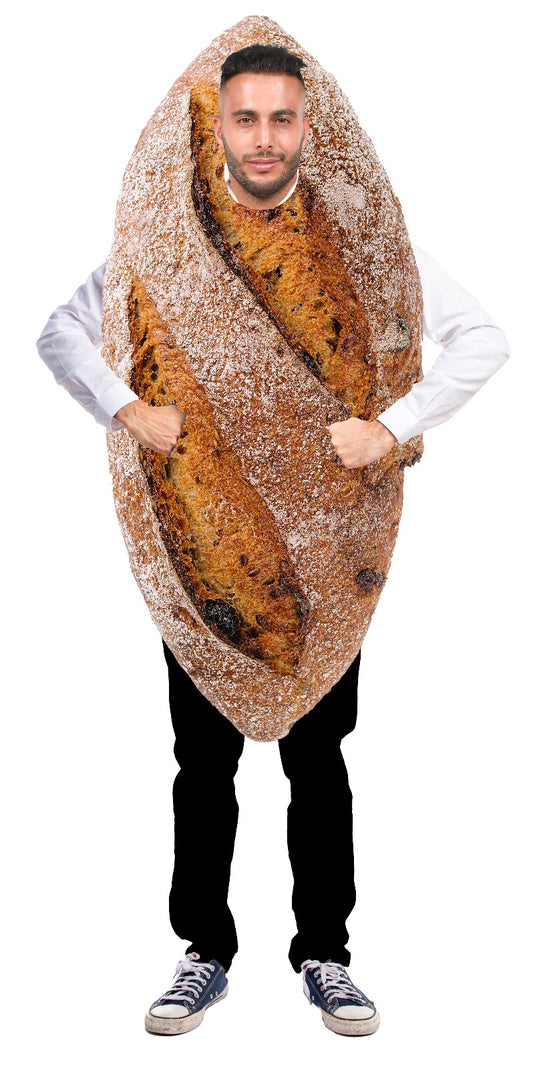 Fun Bread Man Costume Perfect for Halloween & Themed Parties