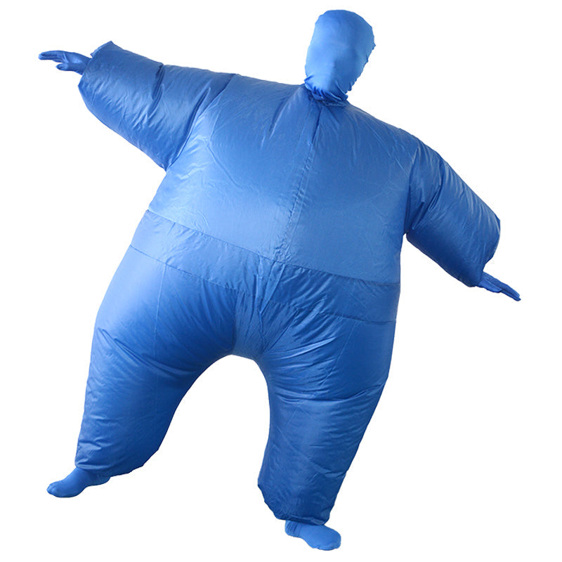 BLUE JUMBO SUIT Make a Bold Statement