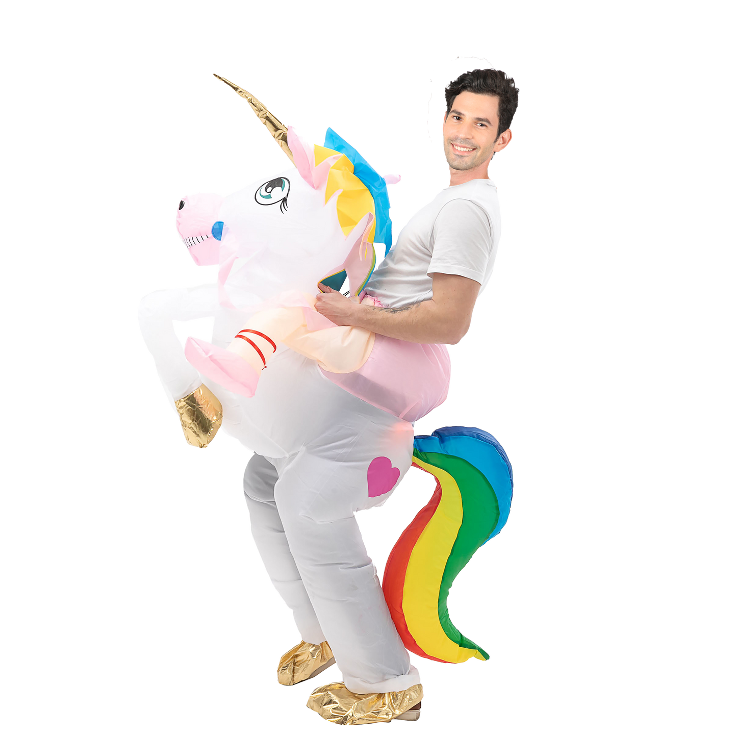 RAINBOW UNICORN RIDER