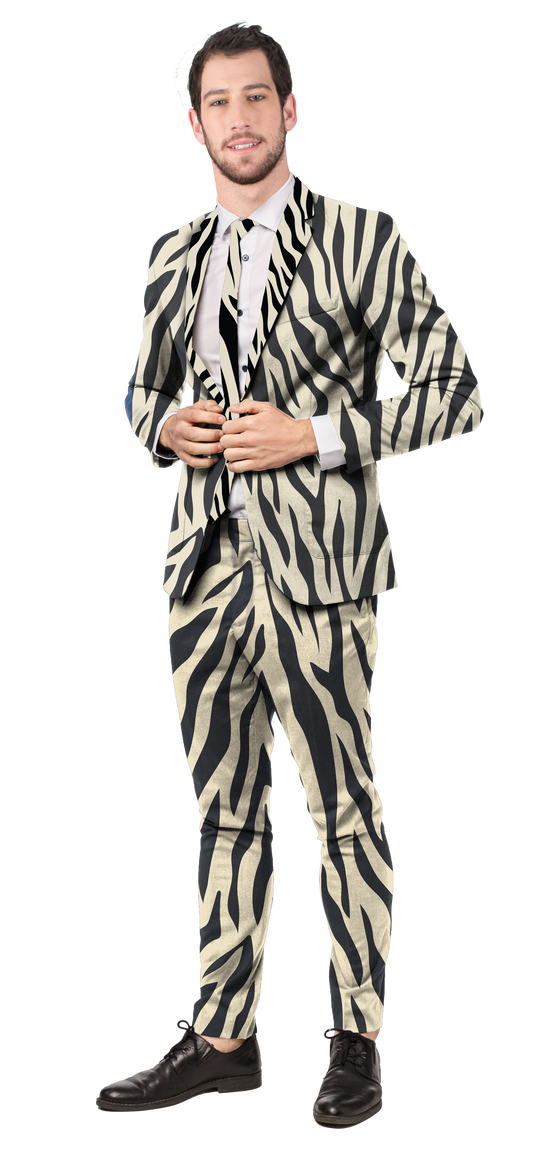 Zebra Man Suit Set