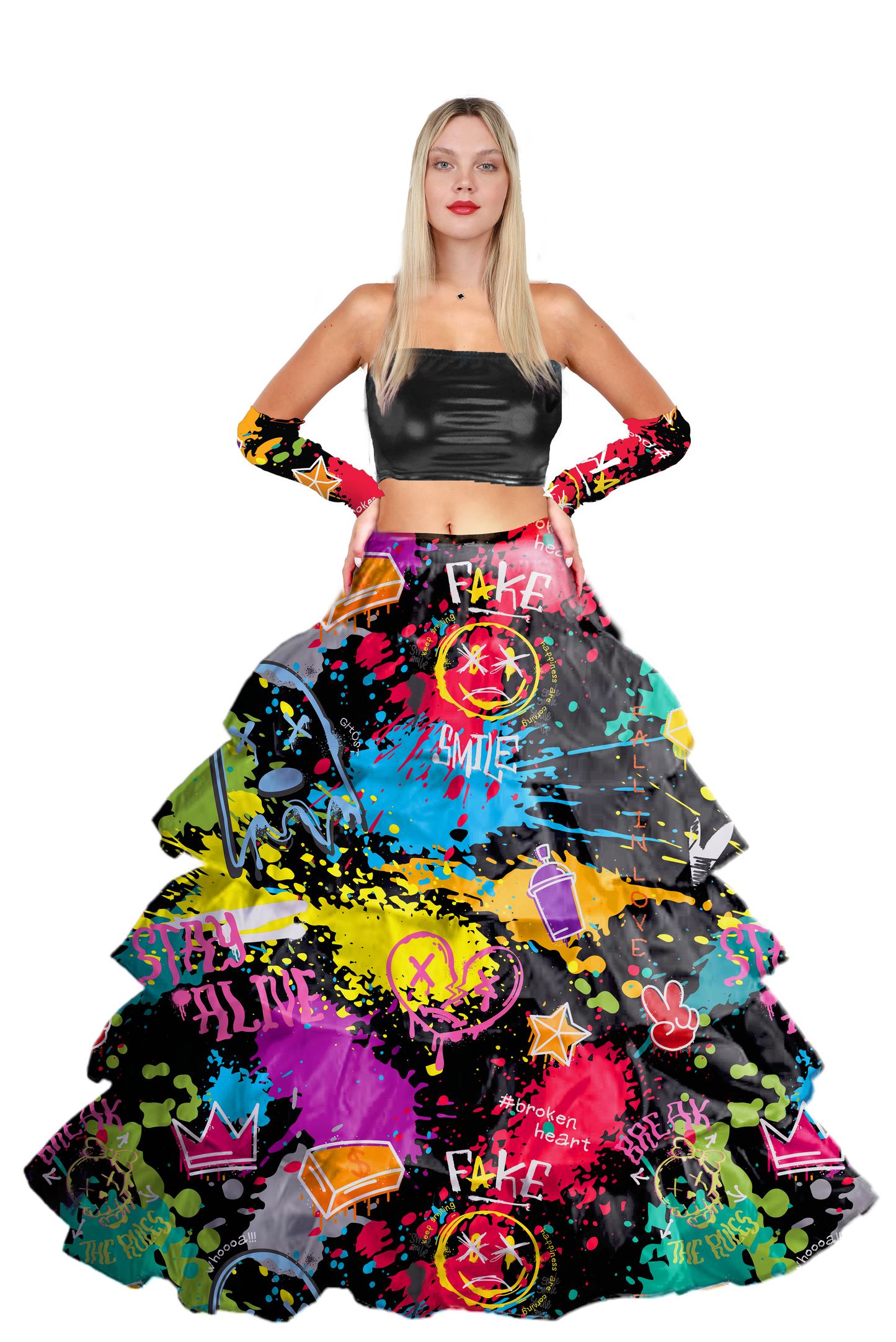 Graffiti Lady Dress