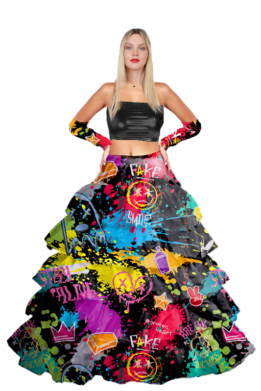 Graffiti Lady Dress