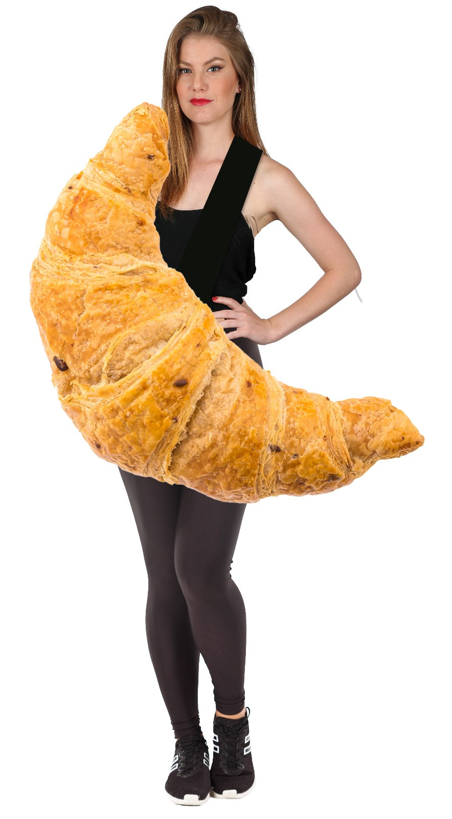 Delicious Croissant Lady Costume Perfect for Halloween & Food-Themed Parties